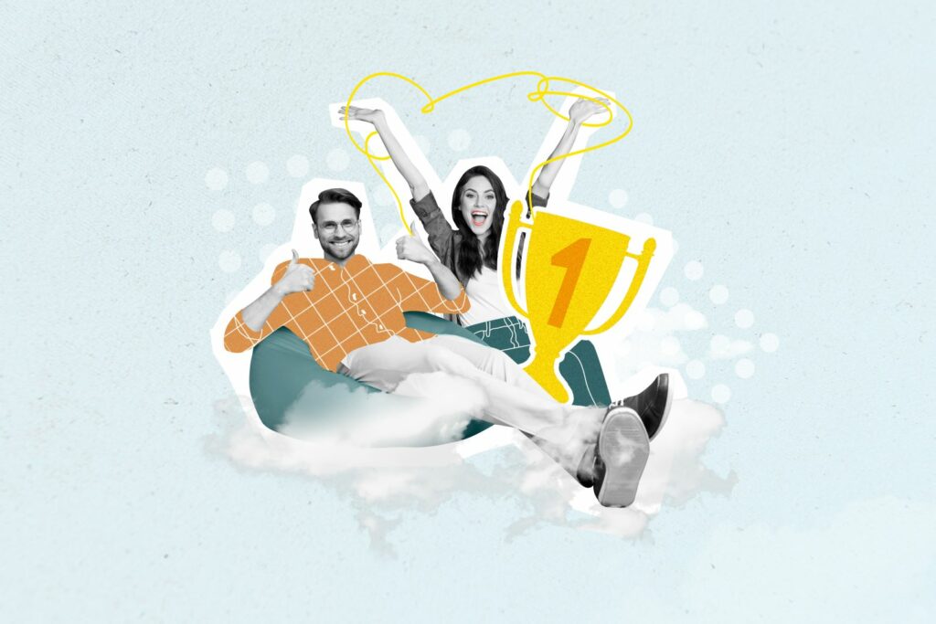 Celebrate winning an award